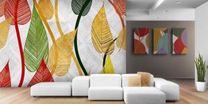 Papel de parede personalizado Vinil Branco  4x0 Brilho Sem acabamento vinil impermeável
